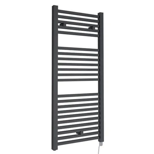 Nuie Electric Towel Radiator 500x1100mm Anthracite