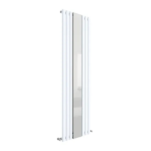 Revive Single Panel Radiator With Mirror 1800x499mm Gloss White