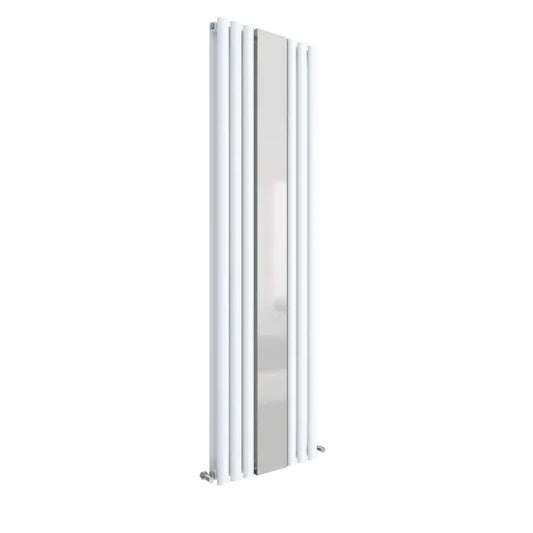 Revive Double Panel Radiator With Mirror 1800x499mm Gloss White