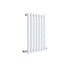 Revive Horizontal Single Panel Radiator 600x412mm Gloss White