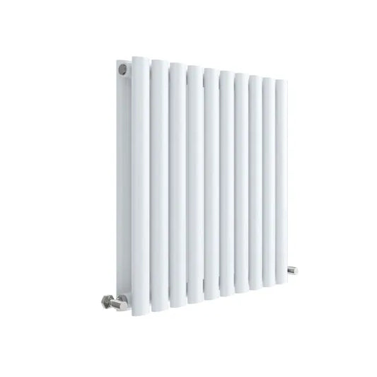 Revive Horizontal Double Panel Radiator 600x586mm Gloss White