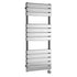 Nuie Electric Square Flat Towel Radiator 1213x500mm Chrome