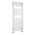 Piazza Heated Towel Rail 1200x500mm Chrome