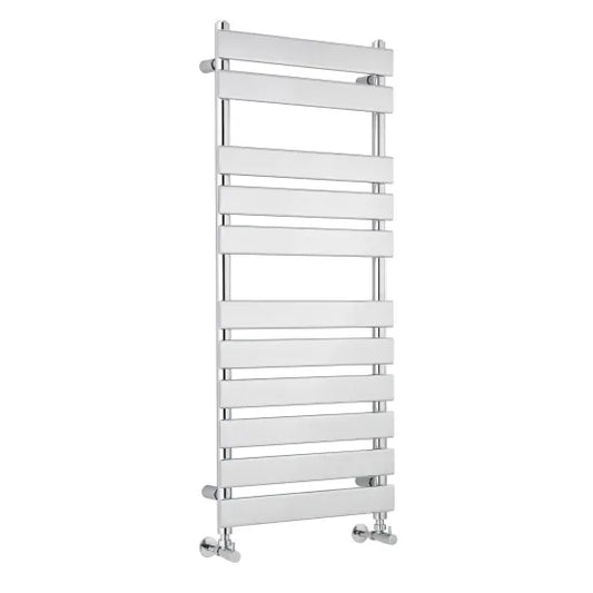 Piazza Heated Towel Rail 1200x500mm Chrome