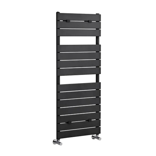 Piazza Flat Panel Heated Towel Rail 1213x500m Anthracite