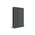 Revive Horizontal Double Panel Radiator 600x412mm Anthracite