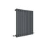 Revive Horizontal Single Panel Radiator 600x586mm Anthracite
