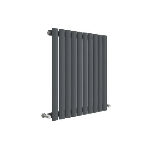 Revive Horizontal Single Panel Radiator 600x586mm Anthracite