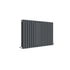 Revive Horizontal Double Panel Radiator 600x992mm Anthracite