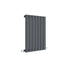 Sloane Horizontal Single Panel Radiator 600x412mm Anthracite