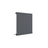 Sloane Horizontal Single Panel Radiator 600x586mm Anthracite