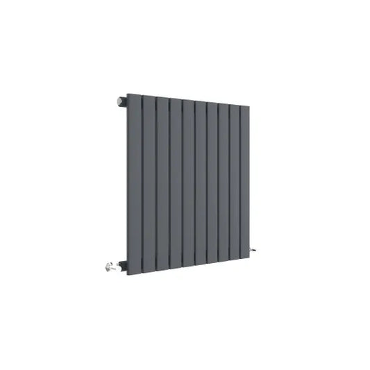Sloane Horizontal Single Panel Radiator 600x586mm Anthracite
