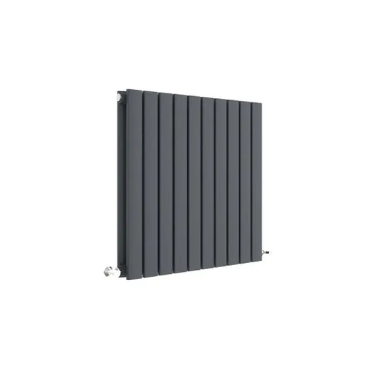 Sloane Horizontal Double Panel Radiator 600x586mm Anthracite