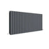 Sloane Horizontal Double Panel Radiator 600x1398mm Anthracite