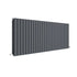 Sloane Horizontal Double Panel Radiator 600x1572mm Anthracite