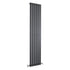 Sloane Vertical Single Panel Designer Radiator 1800x354mm Anthracite