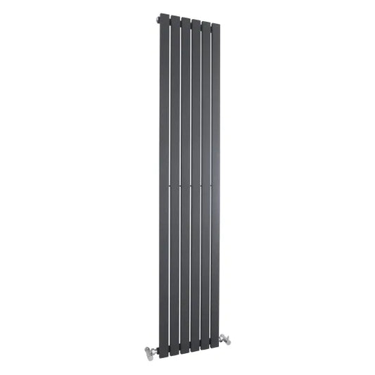 Sloane Vertical Single Panel Designer Radiator 1800x354mm Anthracite