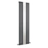 Revive Vertical Single Panel Designer Radiator with Mirror 1800x499mm Anthracite