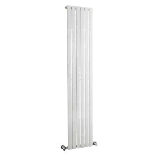 Sloane Single Panel Designer Radiator 1800x354mm Satin White