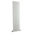 Sloane Double Panel Designer Radiator 1500x354mm Satin White