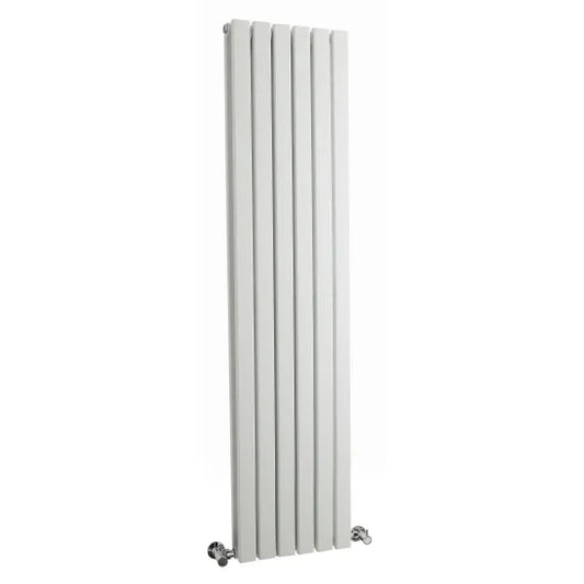 Sloane Double Panel Designer Radiator 1500x354mm Satin White