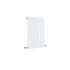 Sloane Horizontal Single Panel Designer Radiator 600x412mm Satin White