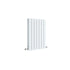 Sloane Horizontal Double Panel Designer Radiator 600x412mm Satin White