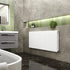 Sloane Horizontal Double Panel Designer Radiator 600x1572mm Satin White