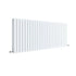 Sloane Horizontal Double Panel Designer Radiator 600x1572mm Satin White