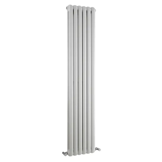 Salvia Vertical Designer Radiator 1800x383 Gloss White