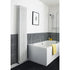 Salvia Vertical Designer Radiator 1500x383mm Gloss White