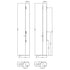 Colosseum Floor Mounted Legs Gloss White