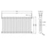 Colosseum Triple Column Traditional Radiator 600x999mm Gloss White