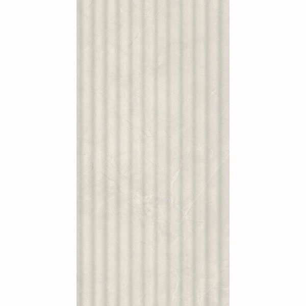 Imperial Warm White Matt marble Effect Decor Wall Tile 600x300mm