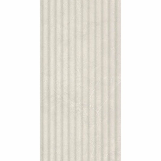 Imperial Warm White Matt marble Effect Decor Wall Tile 600x300mm