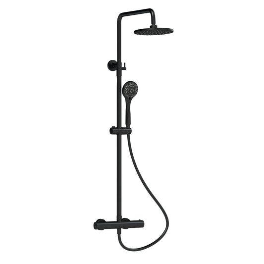 nuie round thermostatic bar valve shower kitjty475, Nuie, Bar Mixer Shower Sets, Mixer Showers, Showers, 1