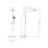 nuie square thermostatic bar valve shower kitjty486, Nuie, Bar Mixer Shower Sets, Mixer Showers, Showers, 6