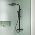 nuie square thermostatic bar valve shower kitjty486, Nuie, Bar Mixer Shower Sets, Mixer Showers, Showers, 3