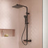 nuie square thermostatic bar valve shower kitjty486, Nuie, Bar Mixer Shower Sets, Mixer Showers, Showers, 2