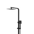 nuie choice square bar valve shower rigid riser kit matt black, Nuie, Bar Mixer Shower Sets, Mixer Showers, Showers, 2