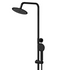 nuie choice round bar valve rigid riser kit matt black, Nuie, Bar Mixer Shower Sets, Mixer Showers, Showers, 2