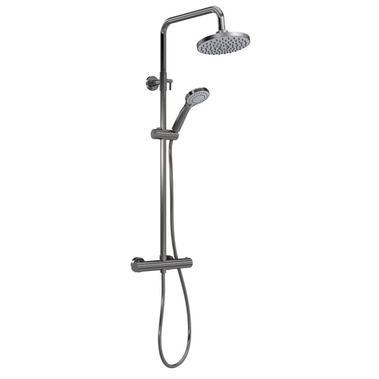 nuie round thermostatic bar valve shower kitjty775, Nuie, Bar Mixer Shower Sets, Mixer Showers, Showers, 1
