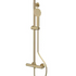 nuie bar mixer valve shower rigid riser kit brushed brass, Nuie, Bar Mixer Shower Sets, Mixer Showers, Showers, 3