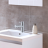 lanzo chrome basin mixer tap waste, Alessio, Chrome Basin Taps, Taps, 2