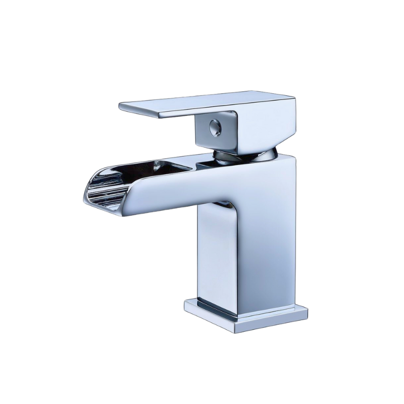 Leola Chrome Cloakroom Basin Mixer Tap & Waste