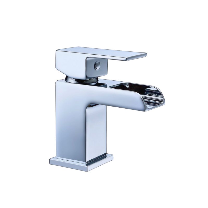 Leola Chrome Cloakroom Basin Mixer Tap & Waste