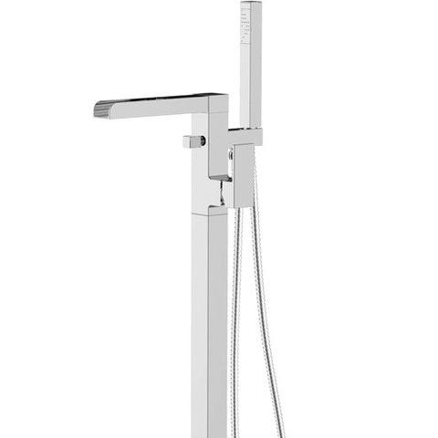 Leola Chrome Freestanding Bath Tap & Shower Mixer