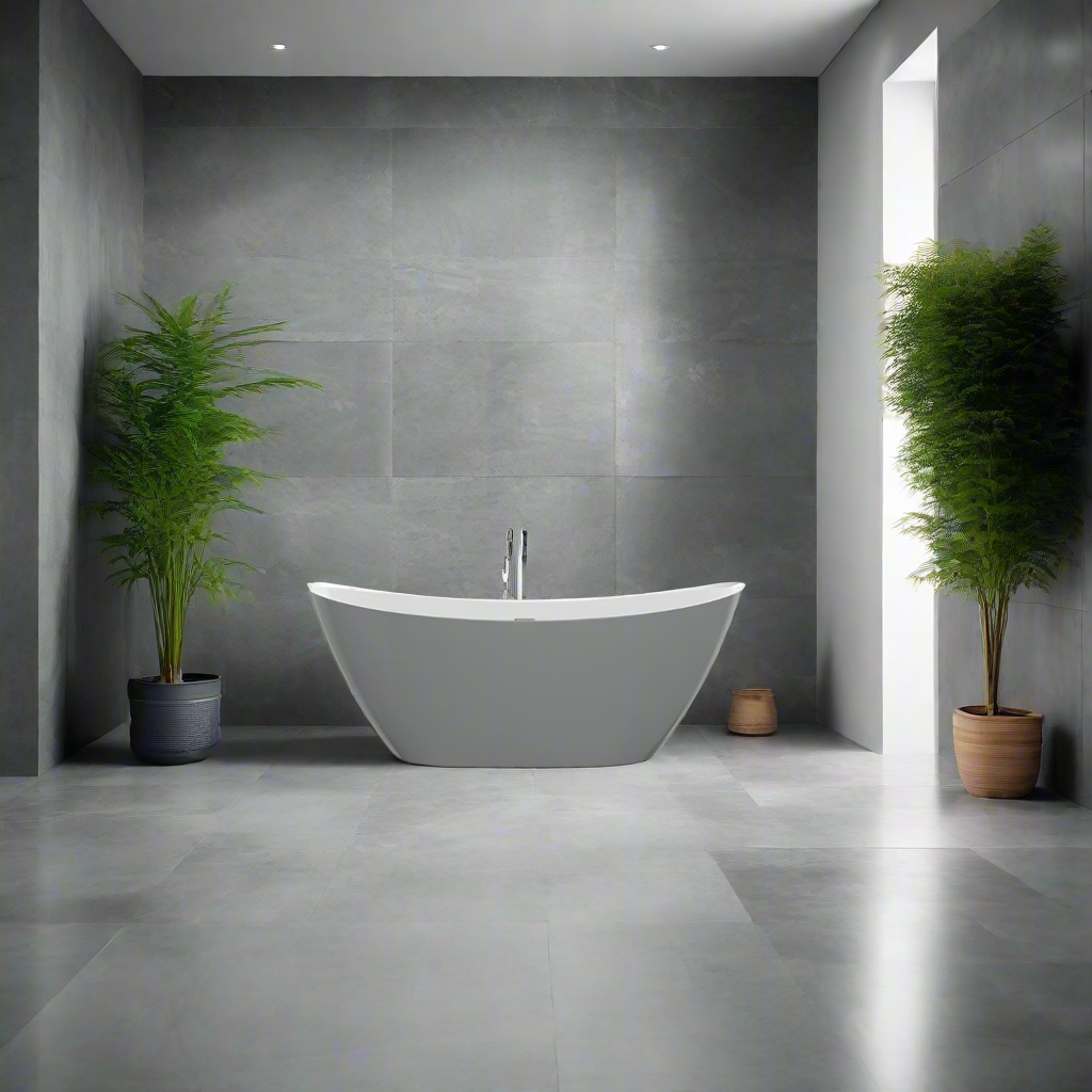 Leola Freestanding Bath 1700x780x690mm - Grey