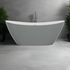 leola freestanding bath 1700x780x690mm grey, Baths, Free Standing Baths, Alessio, 1