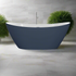 leola freestanding bath 1700x780x690mm matt blue, Baths, Free Standing Baths, Alessio, 1